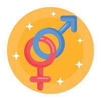 símbolos de género y sexo vector