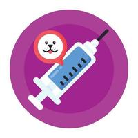 Dog Vaccination and Injection vector