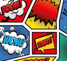 set of expressions pop art style icon vector