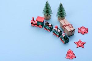 Christmas composition. Decoration elements photo