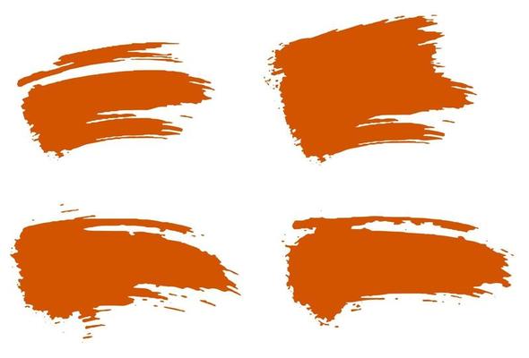 Grunge sublimation set Orange grunge brush