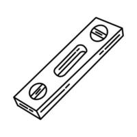 Spirit Level Icon. Doodle Hand Drawn or Outline Icon Style vector