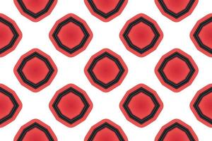 Pattern octagon red gradient for gift wrapping paper vector