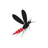 vector de plantilla de icono de mosquito insecto