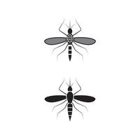 vector de plantilla de icono de mosquito insecto