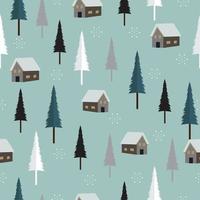 Seamless simple and elegant Christmas pattern background vector