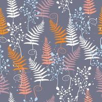 Abstract autumn leaves surface pattern seamless background vector