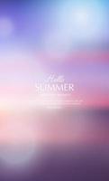 summer background, blurred toropical summer backdrop vector