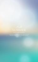 summer background, blurred toropical summer backdrop vector