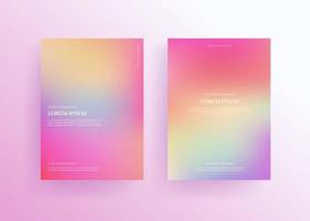 gradient background, soft color frames. vector