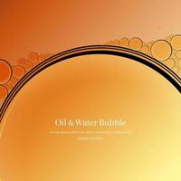 oil drops on a water surface abstract background. vector