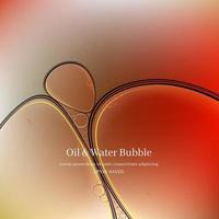 oil drops on a water surface abstract background. vector