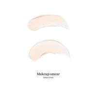 cosmetic cream smear isolated on white background. vector