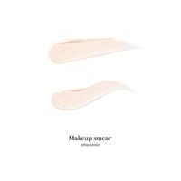 cosmetic cream smear isolated on white background. vector