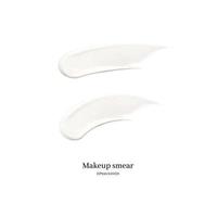 cosmetic cream smear isolated on white background. vector
