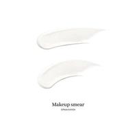 cosmetic cream smear isolated on white background. vector