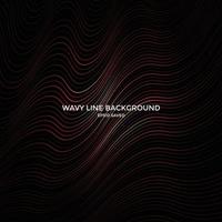 wavy line background, abstract line pattern vector