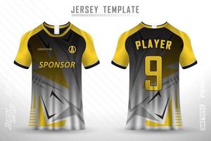 Sports jersey and t-shirt template sports jersey design vector mockup.