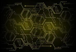 cyber circuit future technology concept background vector
