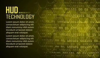 Fondo de concepto de tecnología futura de circuito cibernético vector