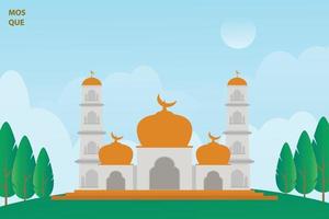 ramadan background illustration free download vector