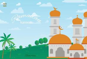 ramadan kareem background illustration download art vector