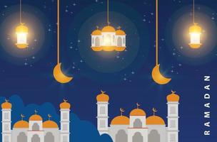 background islamic ramadan kareem vector design free download