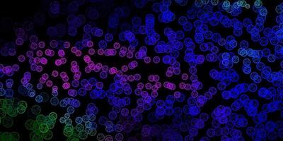 Abstract vector background with colorful gradient