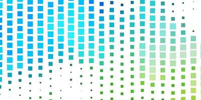 Light Blue, Green vector backdrop with rectangles.