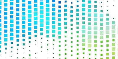 Light Blue, Green vector backdrop with rectangles.