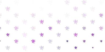 Light Purple, Pink vector backdrop with virus symbols.