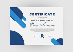 Creative modern certificate template design