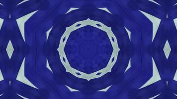 symmetrische Muster, vj fraktales Kaleidoskop nahtlose Schleifenanimation.