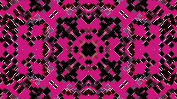 symmetrical patterns,VJ fractal kaleidoscope seamless loop animation. video