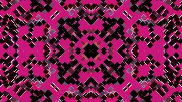 symmetrical patterns,VJ fractal kaleidoscope seamless loop animation. video