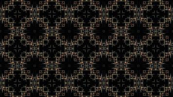 symmetrical patterns,VJ fractal kaleidoscope seamless loop animation. video