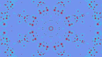 symmetrical patterns,VJ fractal kaleidoscope seamless loop animation. video