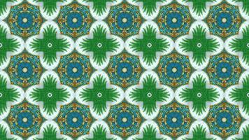 symmetrical patterns,VJ fractal kaleidoscope seamless loop animation. video