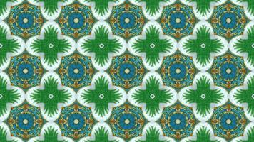 symmetrical patterns,VJ fractal kaleidoscope seamless loop animation. video