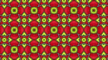 symmetrical patterns,VJ fractal kaleidoscope seamless loop animation. video