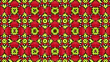 symmetrical patterns,VJ fractal kaleidoscope seamless loop animation. video