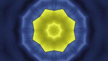 symmetrical patterns,VJ fractal kaleidoscope seamless loop animation. video