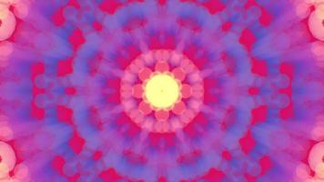 symmetrical patterns,VJ fractal kaleidoscope seamless loop animation. video