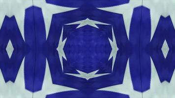 symmetrische patronen, vj fractal caleidoscoop naadloze loops animatie. video