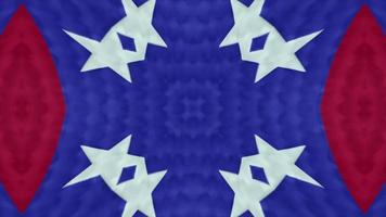 symmetrical patterns,VJ fractal kaleidoscope seamless loop animation. video