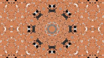 symmetrical patterns,VJ fractal kaleidoscope seamless loop animation. video