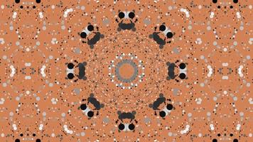 symmetrical patterns,VJ fractal kaleidoscope seamless loop animation. video