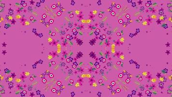 symmetrical patterns,VJ fractal kaleidoscope seamless loop animation. video