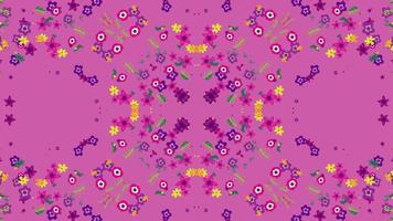 symmetrical patterns,VJ fractal kaleidoscope seamless loop animation. video