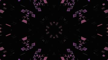 symmetrical patterns,VJ fractal kaleidoscope seamless loop animation. video